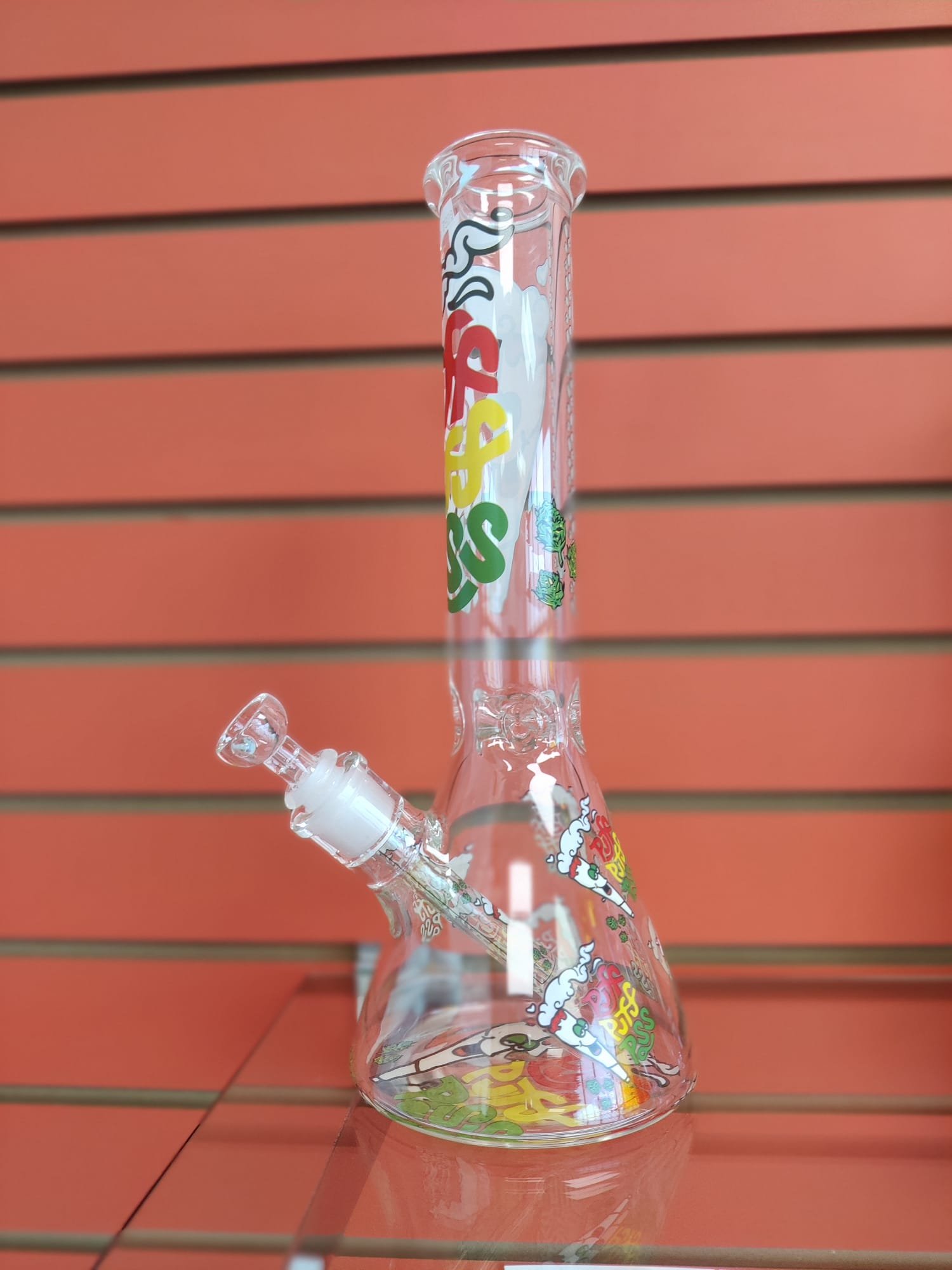 13'' Puff Puff Pass Glass Beaker Bong 